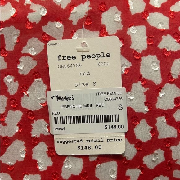 Free People Red and White Dress - Picture 5 of 5